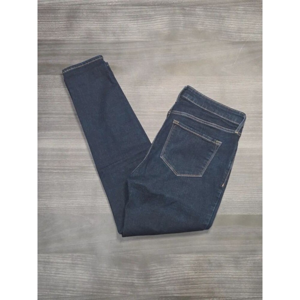 Old Navy Rockstar Women's Size 8 Dark Blue Denim High-Rise Skinny Jeans